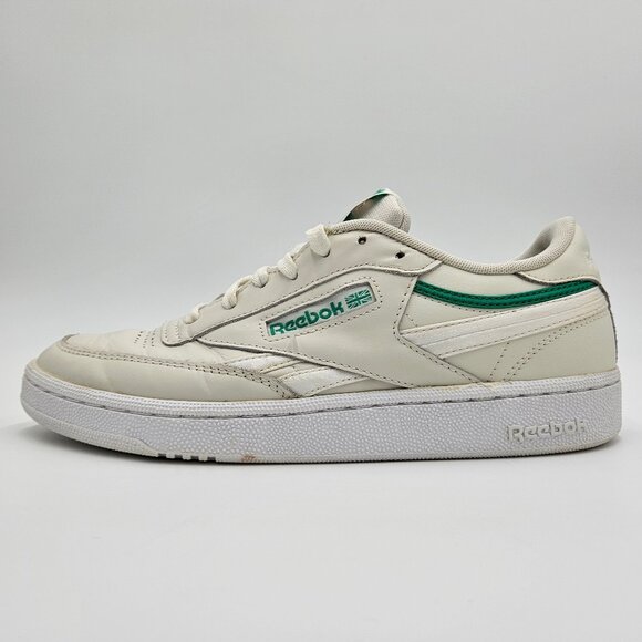 Reebok Women's Club C 85 Tennis Sneakers White Green Leather FV1995 Size 9.5 - Picture 7 of 13